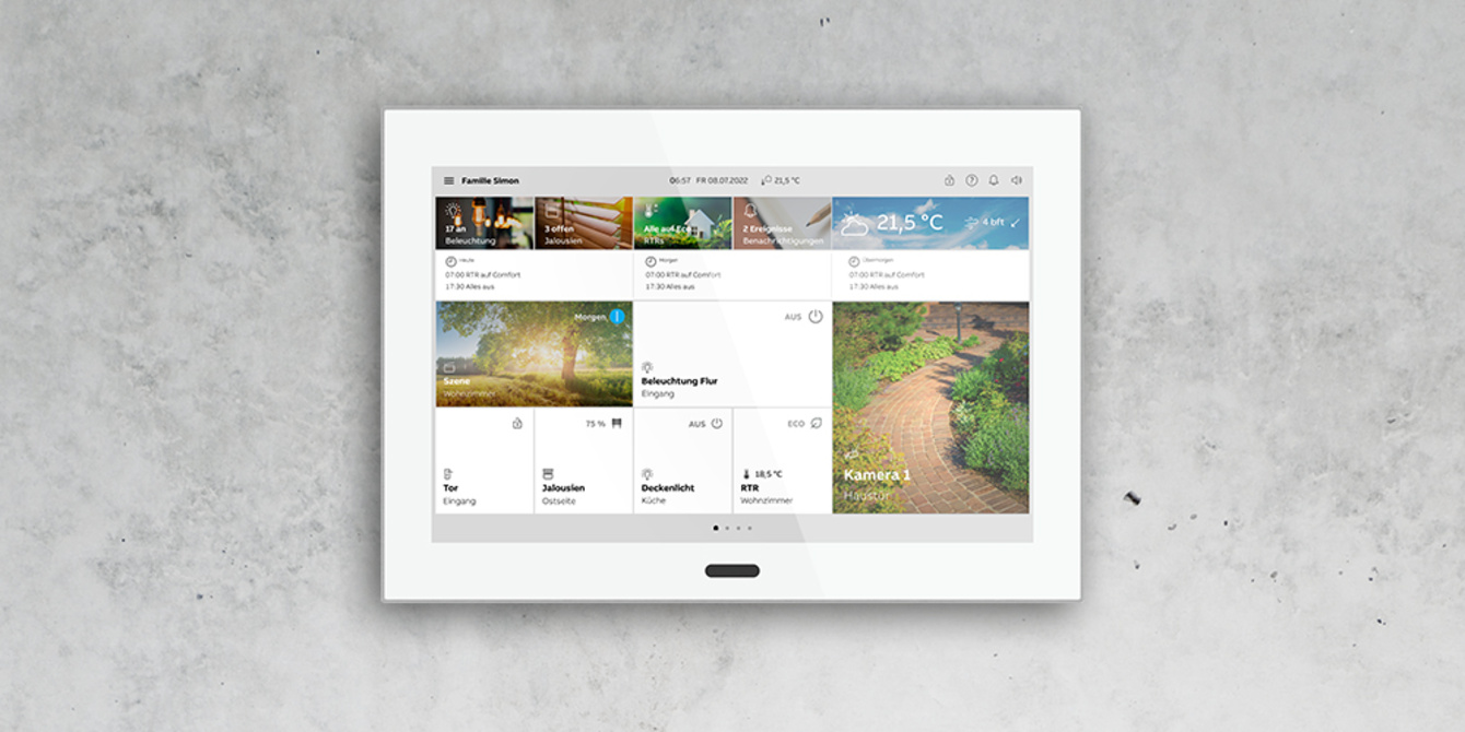 Busch-SmartTouch 10“ bei Elektro Schmitt GmbH in Theres